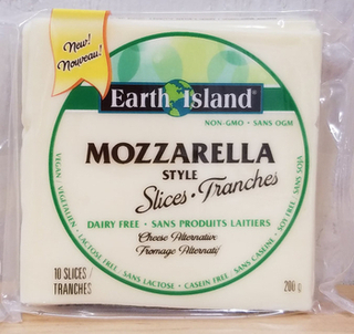 Slices - Mozzarella (Earth Island) - SALE
